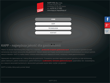 Tablet Screenshot of kapp.pl